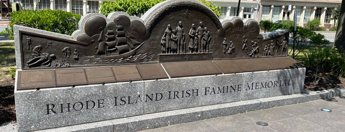 Rhode Island Irish Famine Memorial Park is one of Providence, USA 2023.