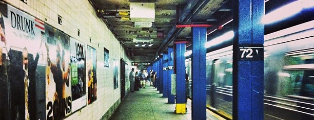 MTA Subway - 72nd St (B/C) is one of Tempat yang Disukai Pepper.