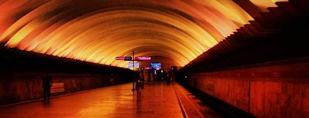 metro Politekhnicheskaya is one of Tempat yang Disukai Катя.