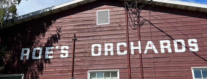 Roe's Orchard is one of Favorite haunts.