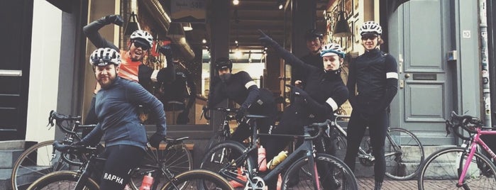 Rapha Cycle Club is one of Amsterdam.