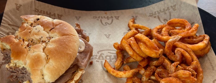 Arby's is one of restaurants.