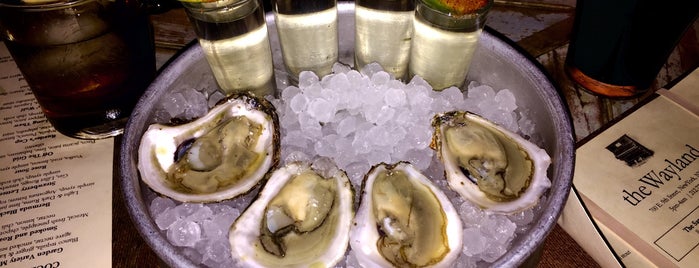 The Wayland is one of Oyster Happy Hour.