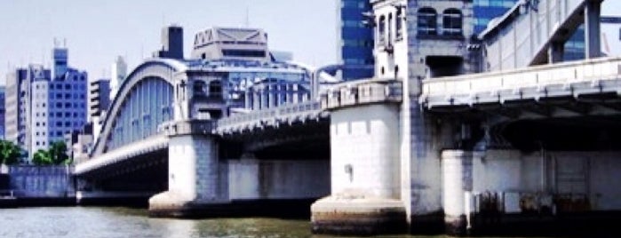 Kachidoki Bridge is one of 都選定歴史的建造物.