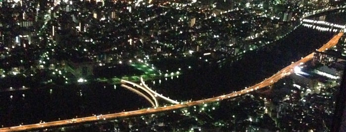東京スカイツリー天望デッキ is one of Nightview of Tokyo +α.