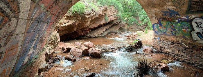 Graffitti Falls is one of Manitou Springs.
