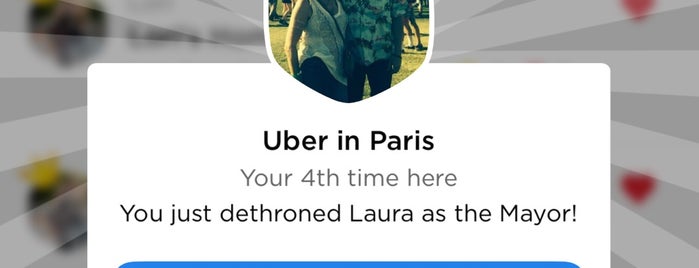 Uber in Paris is one of Tempat yang Disukai Sage.