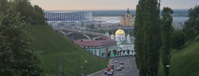 Мост через Похвалинский съезд is one of Нижний Новгород.