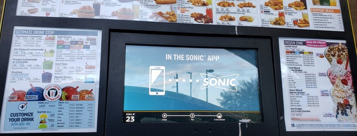 SONIC Drive In is one of Specials worth checking out.