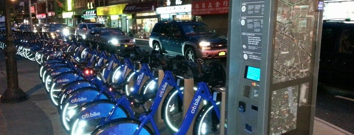 Citi Bike Station is one of USA NYC MAN Chinatown.