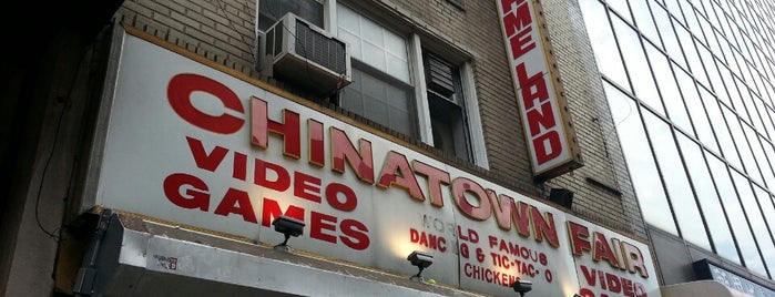 Chinatown Fair Video Arcade is one of NY trip September 2014.