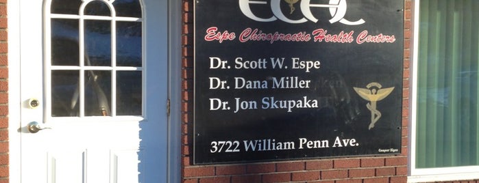 Dr. Espe's Chiropractor is one of Ebby.