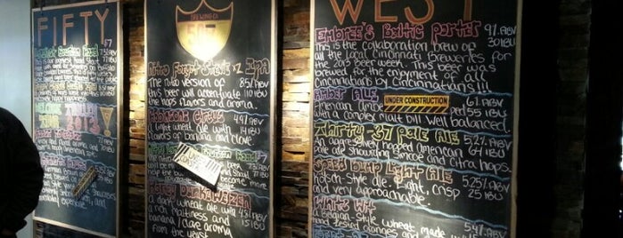 Fifty West Brewpub is one of Kate and Pa.
