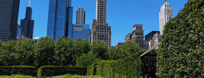 Lurie Garden is one of Chi-Town.