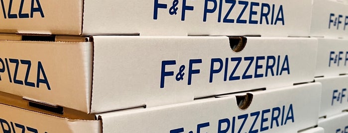 F&F Pizzeria is one of Brooklyn stuff.