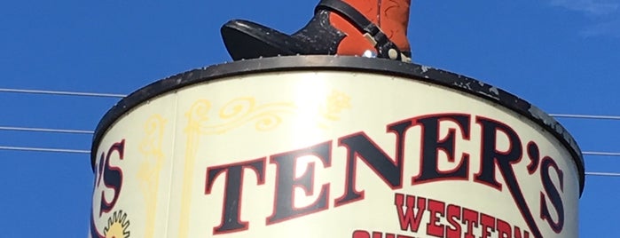 Tener's Western Outfitters is one of Orte, die Will gefallen.