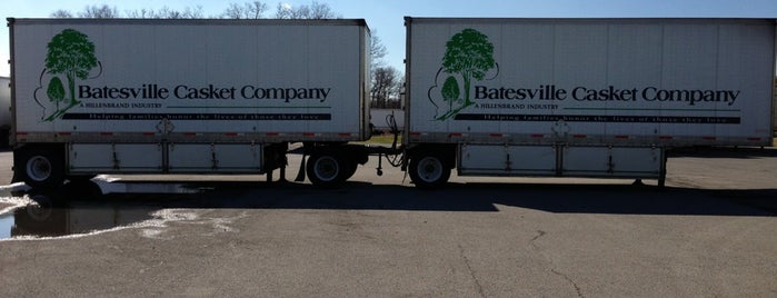 Batesville Casket Company is one of SHIPPING / RECEIVING CUSTOMERS.