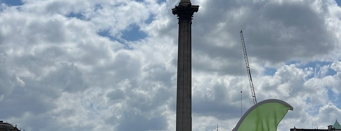 Nelson's Column is one of london sightseeing.