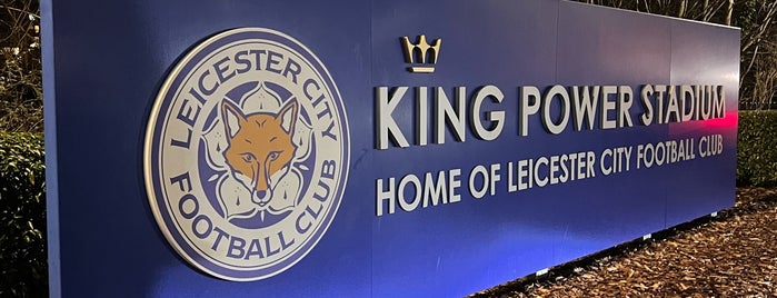 King Power Stadium is one of Football grounds visited.