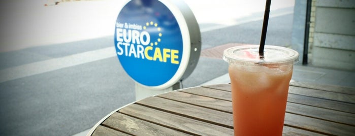 EuroStarCafe is one of สถานที่ที่บันทึกไว้ของ fuji.