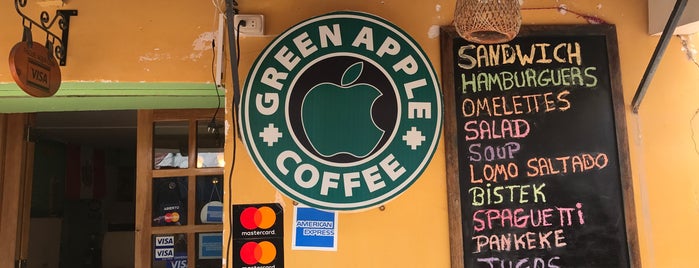 Green Apple cofee is one of Cusco - things to do.