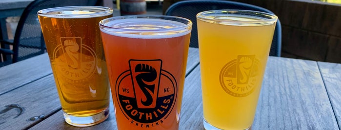 Foothills Brewing Company is one of Winston Salem NC.