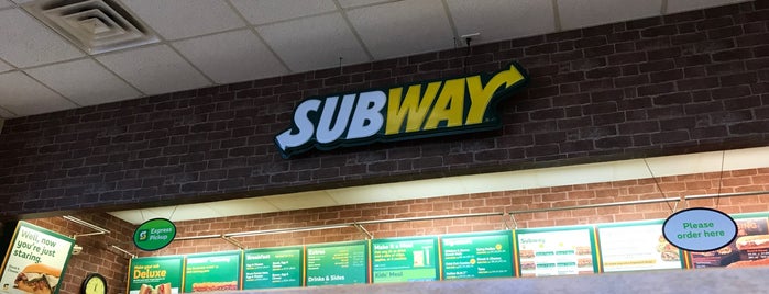 SUBWAY is one of Melissa's places.