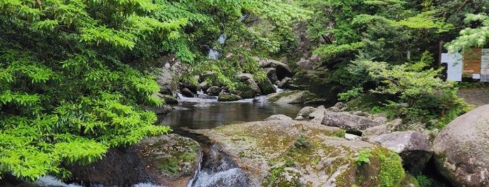 Shiratani Unsuikyo Gorge is one of สถานที่ที่บันทึกไว้ของ Dan.