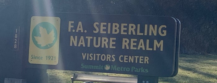 F.A. Seiberling Nature Realm is one of Cleveland.