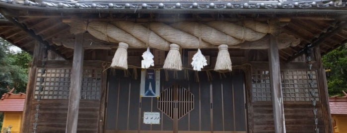 都我利神社 is one of 参拝神社.