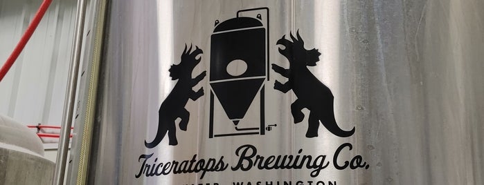Triceratops Brewing is one of Puget Sound Breweries South.