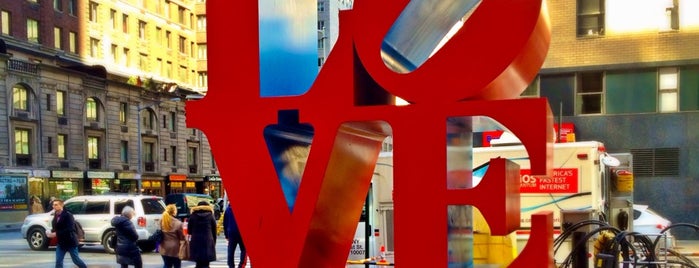 LOVE Sculpture by Robert Indiana is one of I ♥ NY.