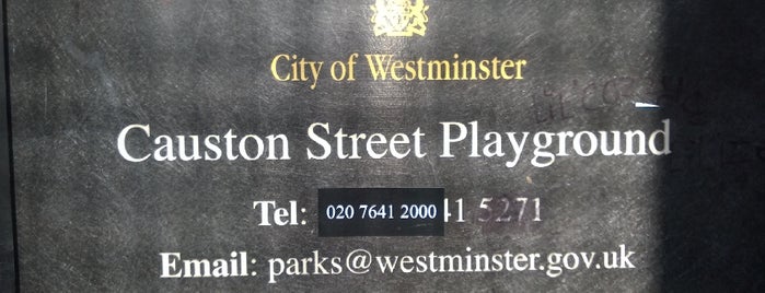 Causton Street Playground is one of London- kids.