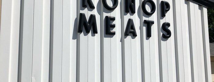Konop's Meat Market is one of favorites.
