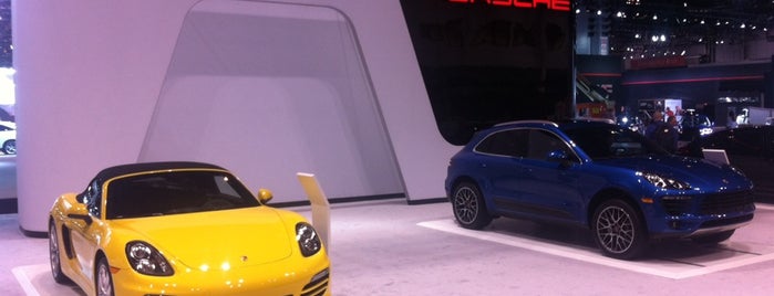 Porsche @ Chicago Auto Show 2014 is one of Ramel 님이 좋아한 장소.
