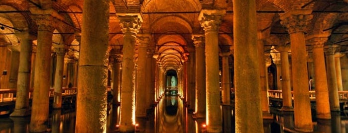 Basilica Cistern is one of The 10 Best Istanbul Landmarks.