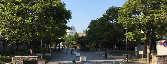 梅島公園 is one of 神輿で訪れた場所-1.