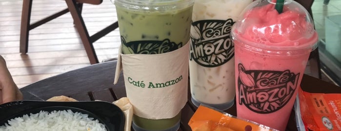 Café Amazon is one of Tempat yang Disukai Yodpha.