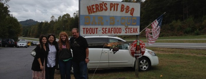 Herb's Pit Bar-B-Que is one of Dining Spots in & Around Murphy, NC.
