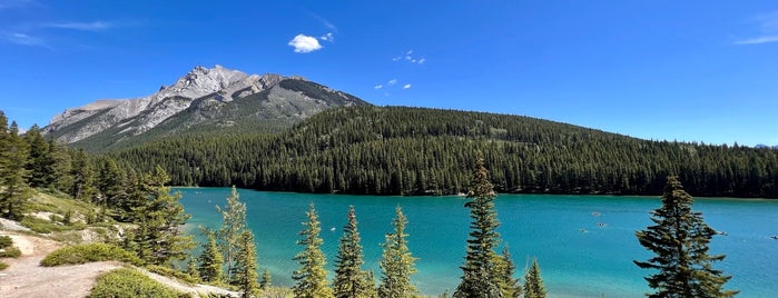 Two Jack Lake is one of Banff, Jasper & Glacier National Park 🏔.