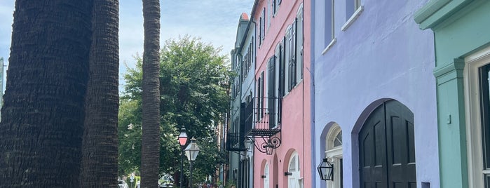 Rainbow Row is one of Charleston.