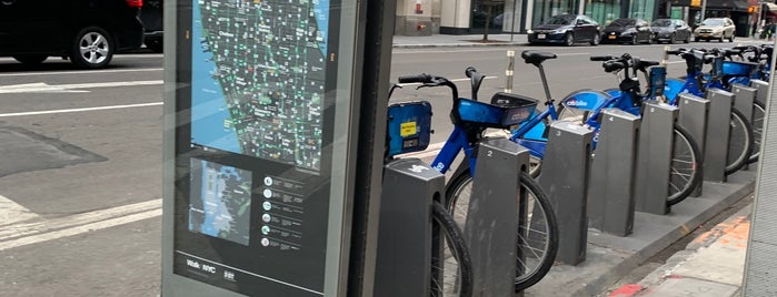 Citibike Station is one of CitiBike Stations NYC Manhattan.