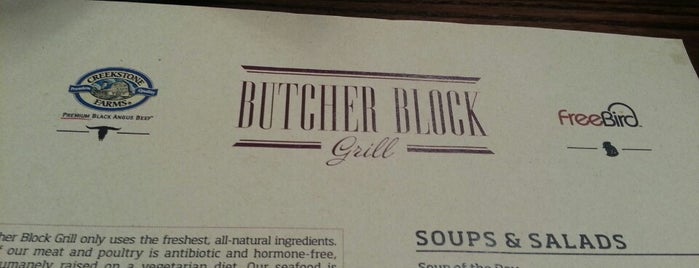 Butchers Block Grill is one of places to eat.