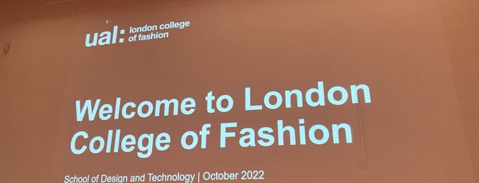 London College of Fashion is one of Artes etc.