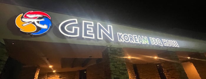 Gen Korean BBQ House is one of Agu'nun Beğendiği Mekanlar.