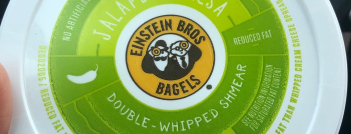 Einstein Bros Bagels is one of LA.