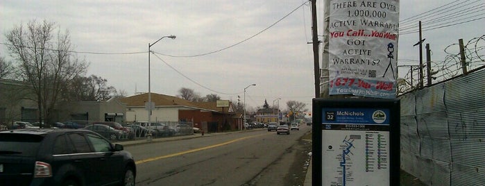 Bus Stop -McNichols & Woodward is one of Transit Detroit.