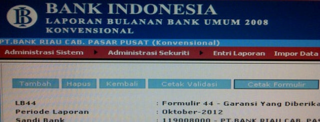 Bank Riau Kepri Pasar Pusat is one of Favorite affordable date spots.