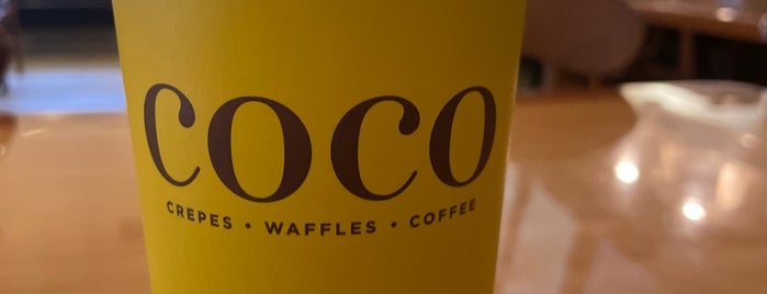 Coco Crepes Waffles & Coffee is one of Sweet.
