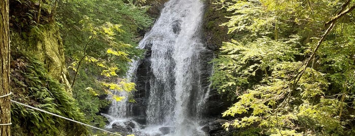 Moss Glen Falls is one of Stowe.